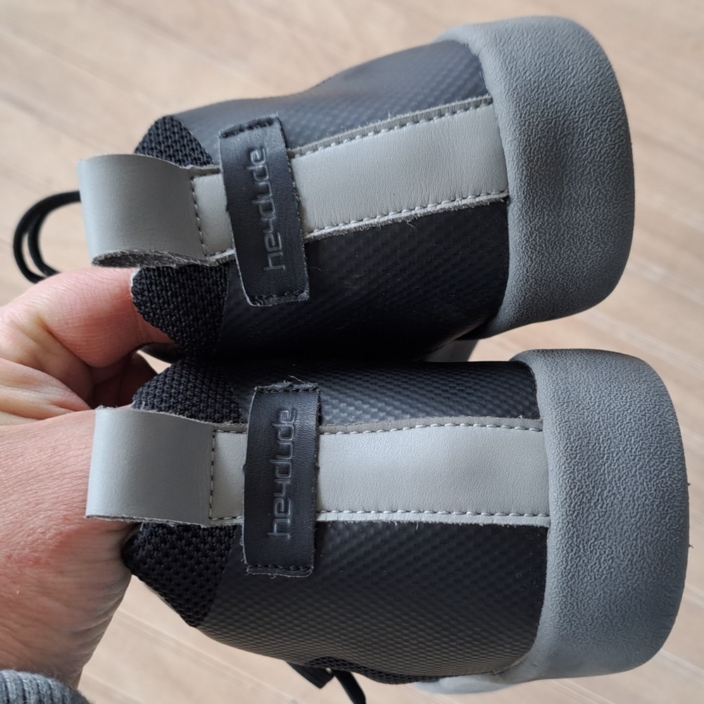 Hey Dude Black and Gray Men's Sneakers - Picture 7 of 12